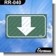 RR-040: Premade Sign - Down Arrow