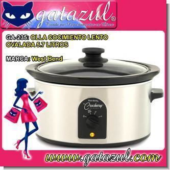 Lee el articulo completo OLLA COCIMIENTO LENTO OVALADA 5.7 LITROS