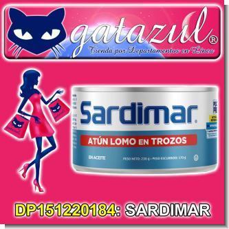 Read full article CANNED SARDIMAR TUNA 240 GRAMS BLUE LABEL Read full article CANNED SARDIMAR TUNA 240 GRAMS BLUE LABEL