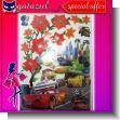 GATAGE23050606: Adhesive Decoration with Three Dimensional Look Cars Movie 50x80 Centimeters