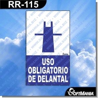 Lee el articulo completo Rotulo Prefabricado - USO OBLIGATORIO DE DELANTAL Lee el articulo completo Rotulo Prefabricado - USO OBLIGATORIO DE DELANTAL