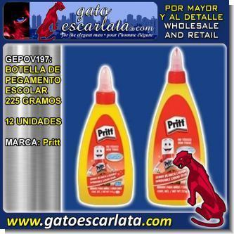 Lee el articulo completo BOTELLA DE PEGAMENTO ESCOLAR MARCA PRITT 225 GRAMOS - 12 UNIDADES
