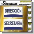 SM22081101: Rotulo PVC 3 Milimetros Dimensiones 40 X 22 Centimetros con Entrega a Domicilio