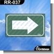 RR-037: Rotulo Prefabricado - Flecha Derecha
