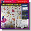 GATAGE23051707: Comforter Set 5 Pieces with Fitted and Flat Sheets, 2 Pillowcases Size 76x86 Inches brand Cannon Style 07