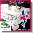 GA22072301: Beautiful Beige Lace Tablecloth Size 60 X 90 Inches brand Palm Springs Homes