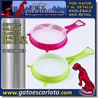 Lee el articulo completo COLADOR PLASTICO DE COLORES PARA COCINA - 12 UNIDADES Lee el articulo completo COLADOR PLASTICO DE COLORES PARA COCINA - 12 UNIDADES