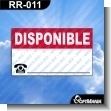 RR-011: Rotulo Prefabricado - Disponible
