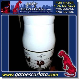 Read full article PORCELAIN JAR TO STORE COFFEE - 9340 - DOZEN WHOLESALE