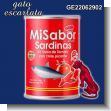 GE22062902: Sardine with Chili brand Misabor 155 Grams - 12 Cans