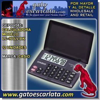 Lee el articulo completo CALCULADORA MARCA CASIO MODELO LC-160LV-BK - 12 UNIDADES Lee el articulo completo CALCULADORA MARCA CASIO MODELO LC-160LV-BK - 12 UNIDADES