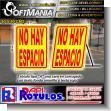 SMRR23090615: Metal Structure for Sidewalk with Reflective Vinyl Lettering with Text No Space Available Advertising Sign for Public Parking brand Signs Art Dimensions 23.6x31.5 Inches