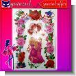 GATAGE23050604: Adhesive Decoration with Three Dimensional Look Barbie 50x80 Centimeters
