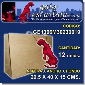Read full article KRAFT PAPER GIFT BAG SIZE 29.5 X 40 X 15 CENTIMETERS - 12 UNITS Read full article KRAFT PAPER GIFT BAG SIZE 29.5 X 40 X 15 CENTIMETERS - 12 UNITS