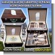 GA20121801: Luxury German Stainless Steel Cutlery in Wooden Trunk 45x34x15cms 100 Pieces