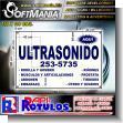 SMRR23090643: Cut Vinyl Banner with Metal Holes to Tie with Text Ultrasound Knee, Shoulder, Muscles Advertising Sign for Medical Specialty Clinic brand Signs Art Dimensions 59.1x39.4 Inches