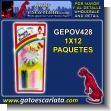 GEPOV428: Thin Birthday Candles - 12 Packages with 12 Candles