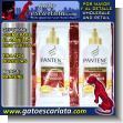 GEPOV068: Crema para el Cabello Liso y Rizos marca Pantene - Tira de 24 Burbujas