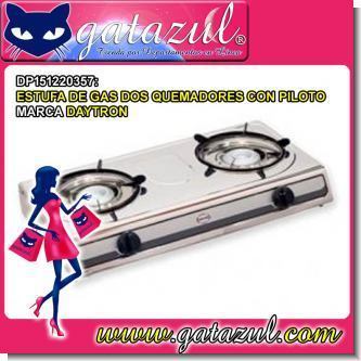 Lee el articulo completo ESTUFA DE GAS DOS QUEMADORES CON PILOTO MARCA DAYTRON Lee el articulo completo ESTUFA DE GAS DOS QUEMADORES CON PILOTO MARCA DAYTRON