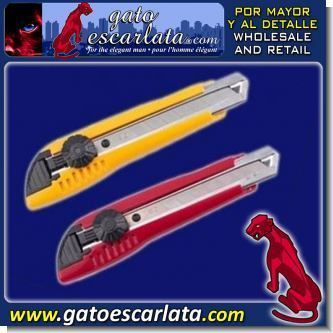 Lee el articulo completo CUTTER PLASTICO GRANDE - DOCENA AL POR MAYOR