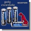 GE22070208: Batteries Type Aa brand Panasonic - Strip of 12 Units