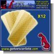 GEPOV180: Transparent Laminated Gelatine - 12 Bags with 4 Laminates Each