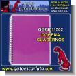 GE24011502: Notebook with Spiral Spring One Color Cover 100 Sheets brand Buho - 12 Units