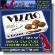 GE23121301: Chocolate Vizzio Costa con Almendras de 72 Gramos - Caja de 10 Unidades