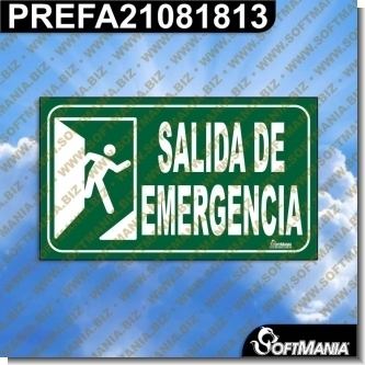 Lee el articulo completo Rotulo Prefabricado - SALIDA DE EMERGENCIA Lee el articulo completo Rotulo Prefabricado - SALIDA DE EMERGENCIA