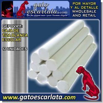 Lee el articulo completo CAJA DE TIZA BLANCA ESCOLAR - 12 UNIDADES