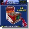 GE23053001: Encendedores Transparentes marca Lumen Caja de 50 Unidades