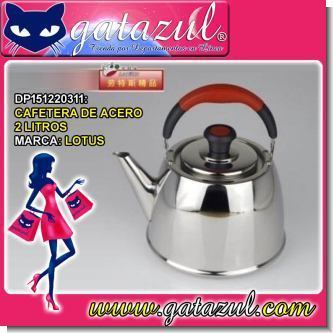 Lee el articulo completo CAFETERA DE ACERO 2 LITROS MARCA LOTUS