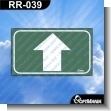 RR-039: Rotulo Prefabricado - Flecha Arriba