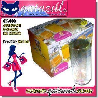 Lee el articulo completo JUEGO DE 6 VASOS DE VIDRIO Lee el articulo completo JUEGO DE 6 VASOS DE VIDRIO