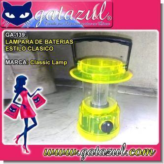 Lee el articulo completo LAMPARA DE BATERIAS ESTILO CLASICO Lee el articulo completo LAMPARA DE BATERIAS ESTILO CLASICO
