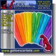 GE25070801: Colored Wooden Sticks for Ice Creams - Pack of 100 Units