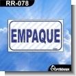 RR-078: Rotulo Prefabricado - Empaque