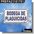 PREFA21101701: Rotulo Prefabricado - Bodega de Plaguicidas