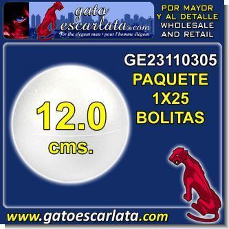 Lee el articulo completo BOLAS DE ESTEREOFON POLIESTIRENO DIAMETRO 12 CENTIMETROS - PAQUETE DE 25 UNIDADES Lee el articulo completo BOLAS DE ESTEREOFON POLIESTIRENO DIAMETRO 12 CENTIMETROS - PAQUETE DE 25 UNIDADES