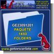 GE23091201: Folder Ampo Tamano Carta Color Azul - Caja de 80 Unidades