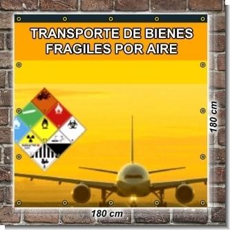 Lee el articulo completo BANNER / LONA 180X180CMS - CON RUEDO Y OJETES