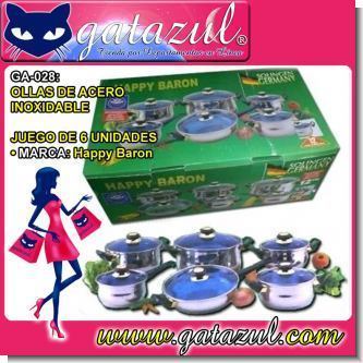 Lee el articulo completo OLLAS DE ACERO INOXIDABLE JUEGO DE 6 UNIDADES